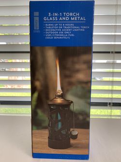 3 in 1 Glass & Metal Torch (New)