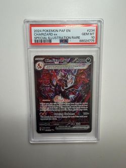 2024 POKÉMON PAF EN CHARIZARD ex SPECIAL ILLUSTRATION RARE #234 - PSA 10