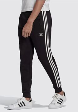 Adidas original hotsell three stripe pants