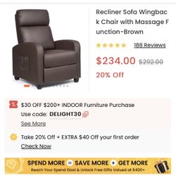Recliner Massage Chair,