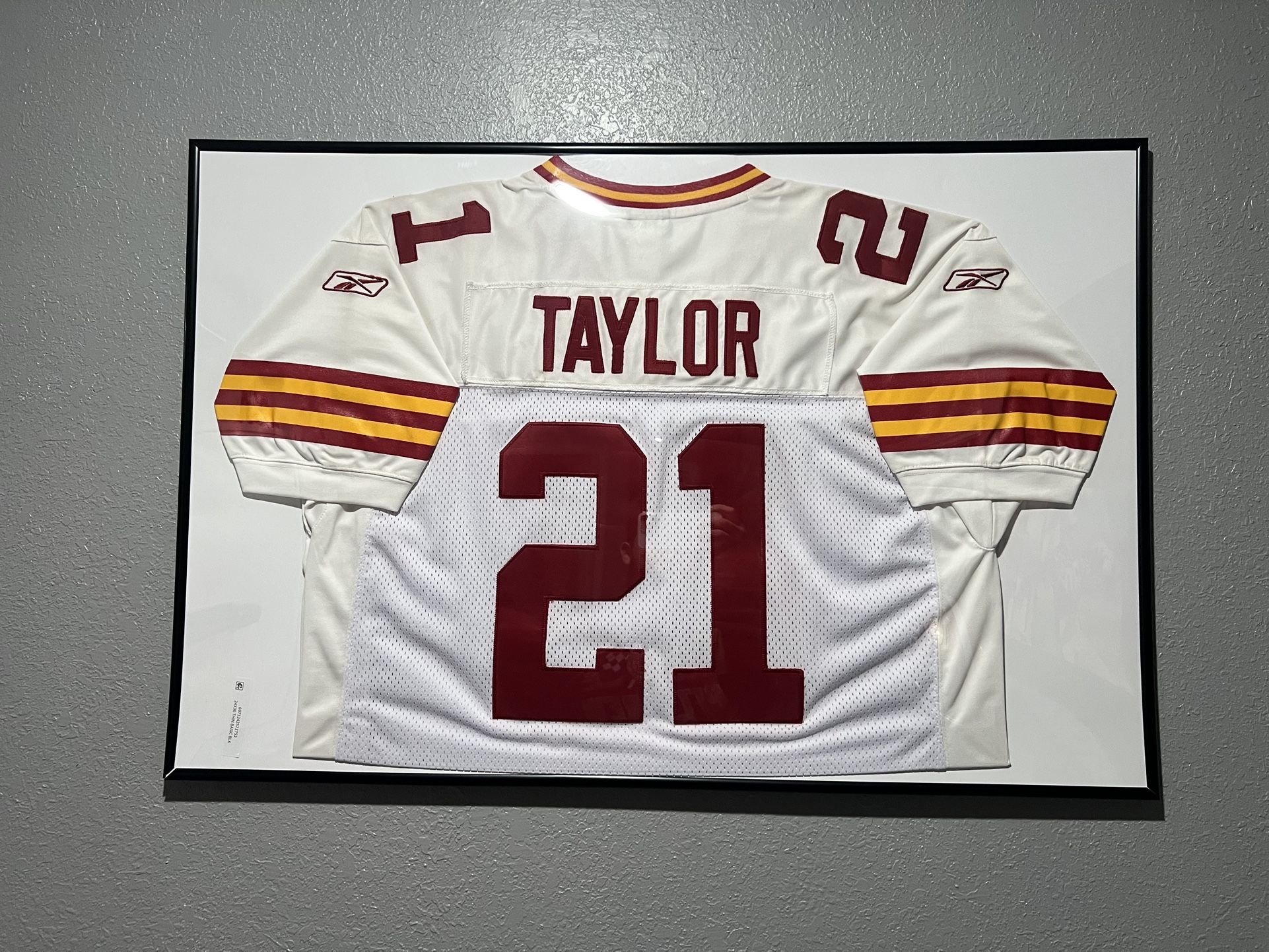 Sean Taylor Washington Redskins Commanders NFL Reebok Jersey Stitched Frame
