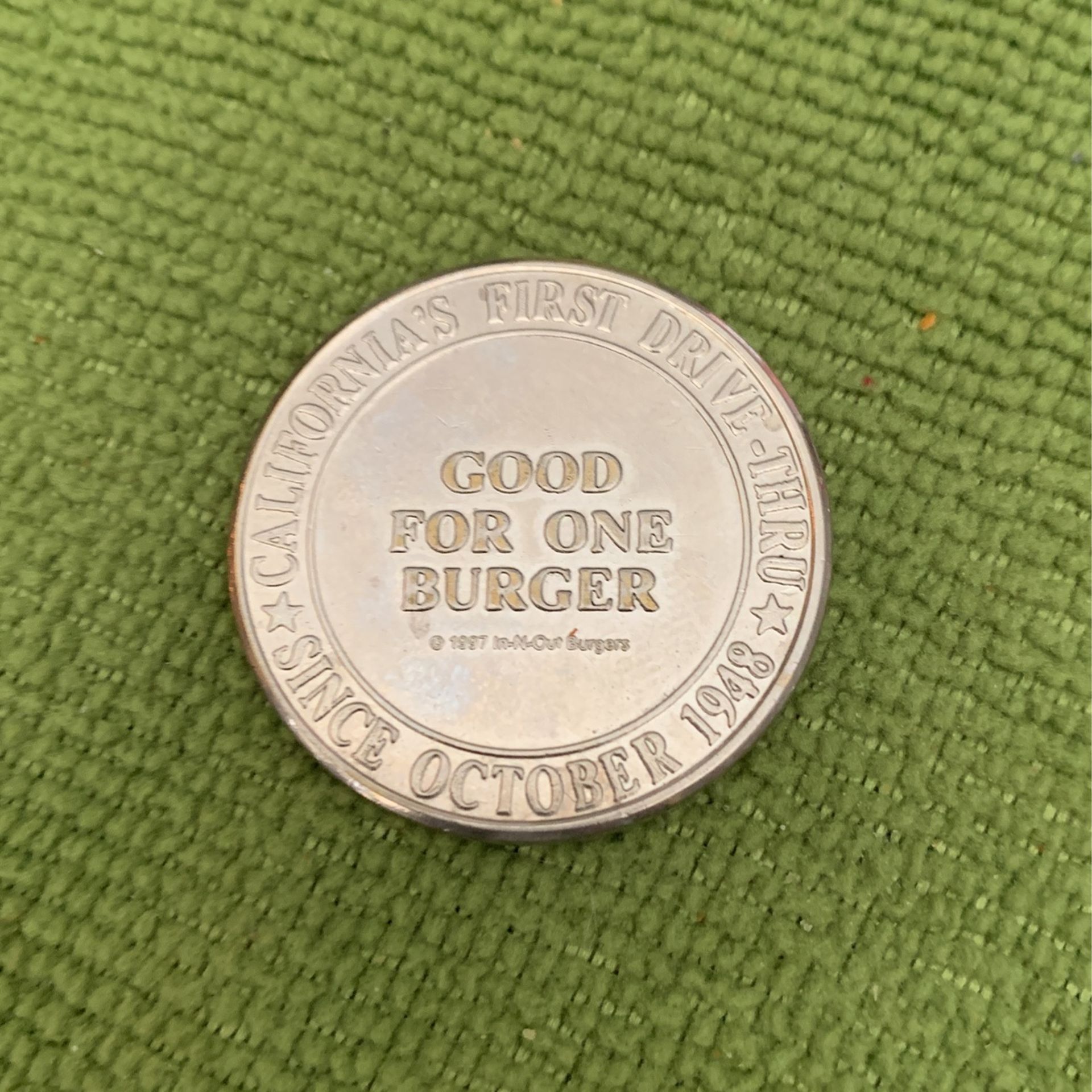 In-N-out Burger Coin
