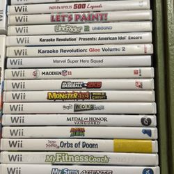 Nintendo Wii Games $10 Each
