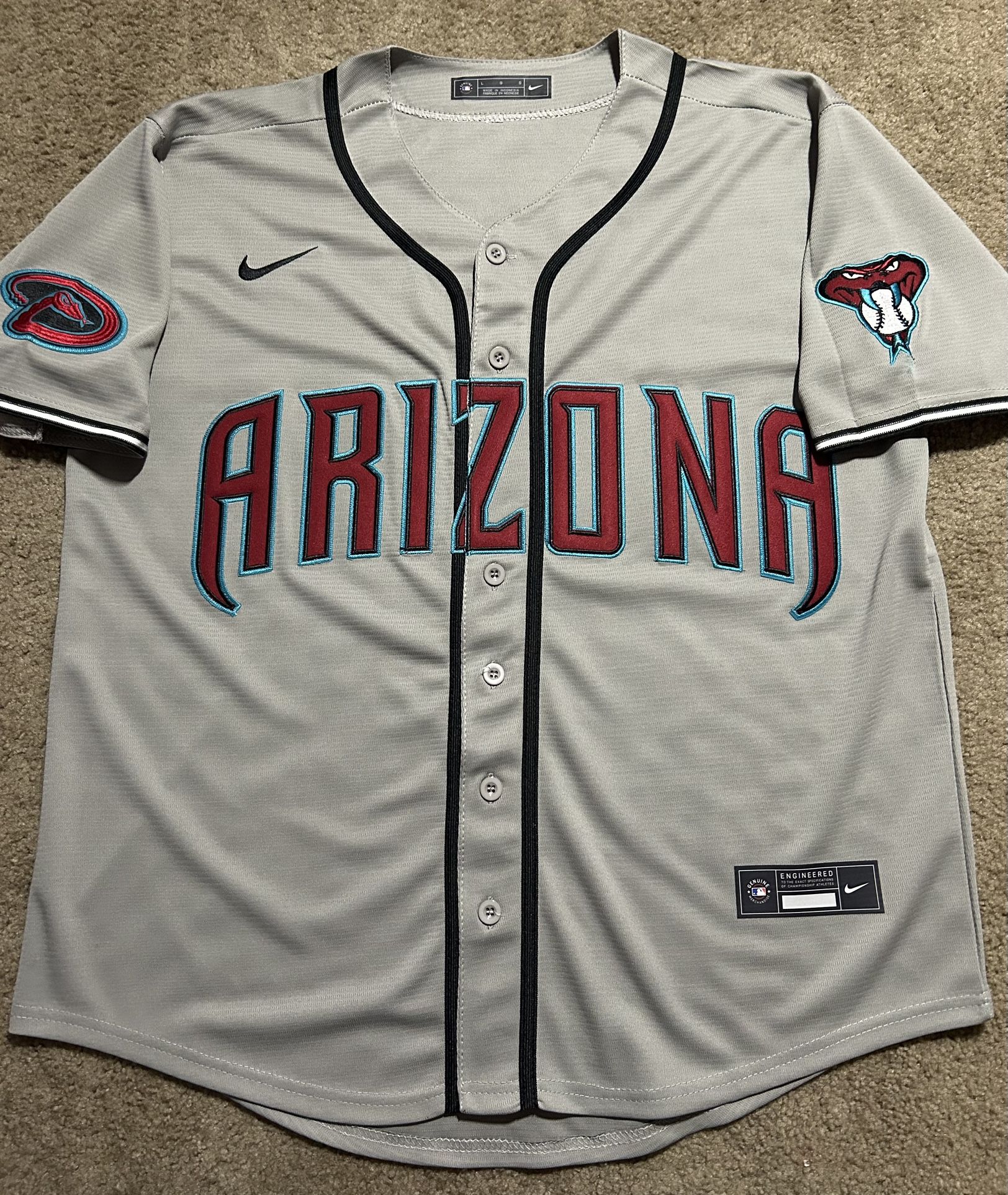 2024 Arizona Diamondbacks Road Grey Baseball Jersey