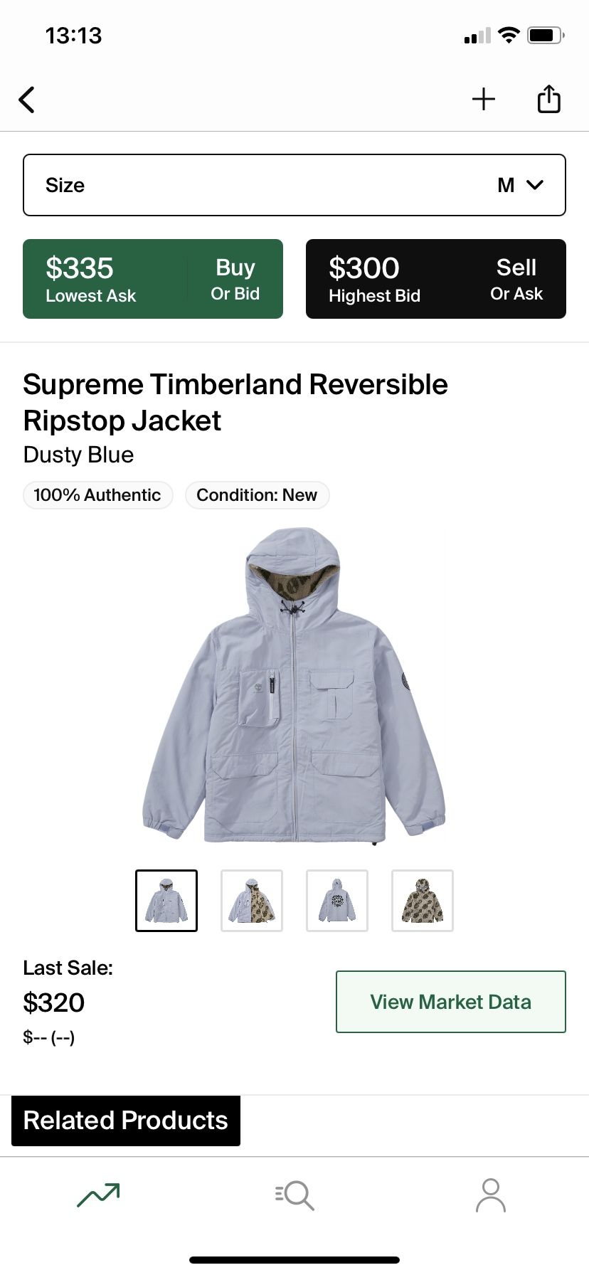 Supreme X Timberland Reversible Jacket 