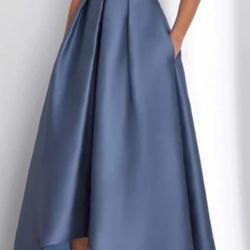 Asymmetrical A-Line Evening Gown