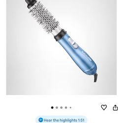 BaBylissPRO 1 1/4" Soft Bristle Hot Air Brush for Hair Styling