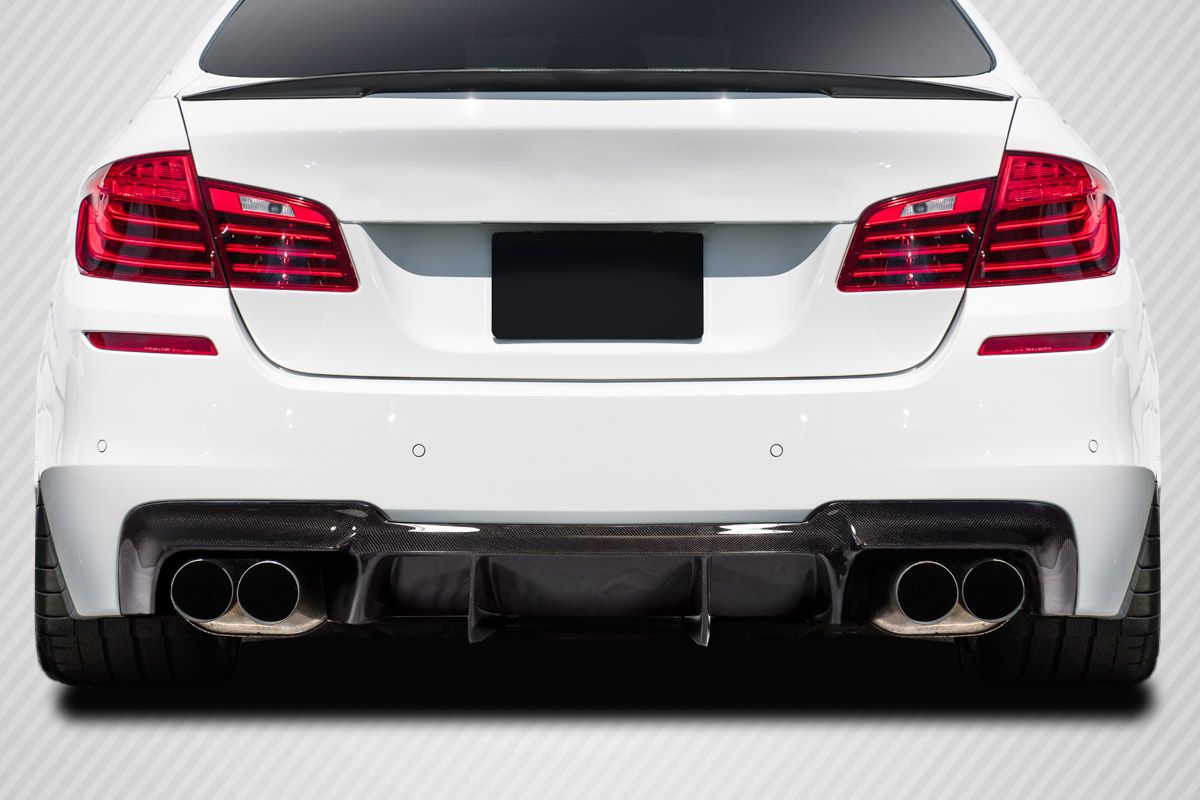 Blemished 2011-2016 BMW M5 F10 Carbon AF-1 Rear Diffuser ( CFP ) - 1 Piece