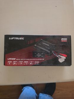 Luftmusic LM402, 4 channel waterproof Bluetooth amplifier, brand new