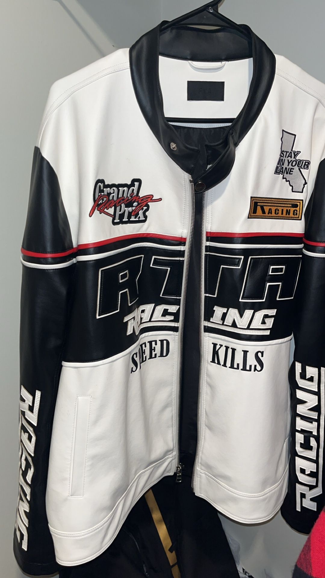 2024 RTA Jonah Racing Jacket White/Black
