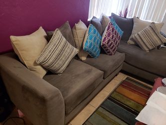 Grey sectional couch price is Negotiable