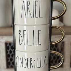 Rae Dunn Artesian Disney Princess Gold Handle