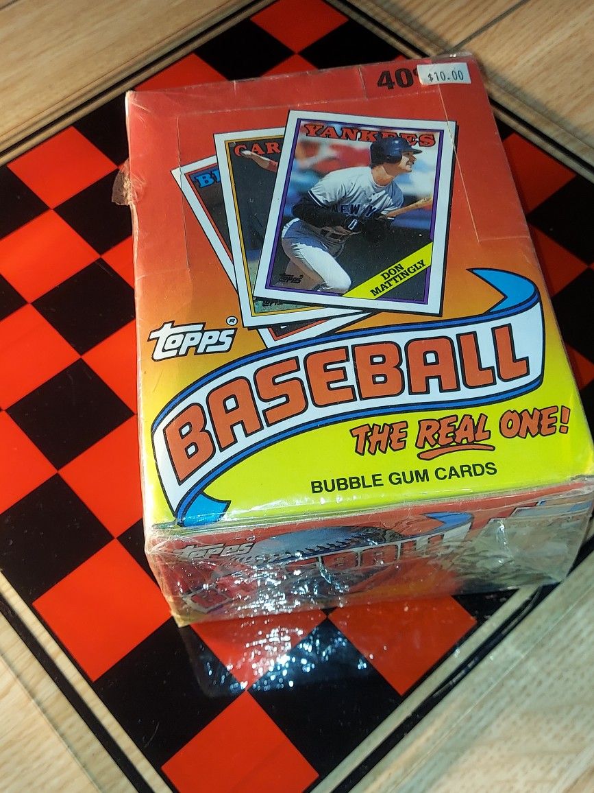 1988 Topps The Real One Baseball New Hobby Box