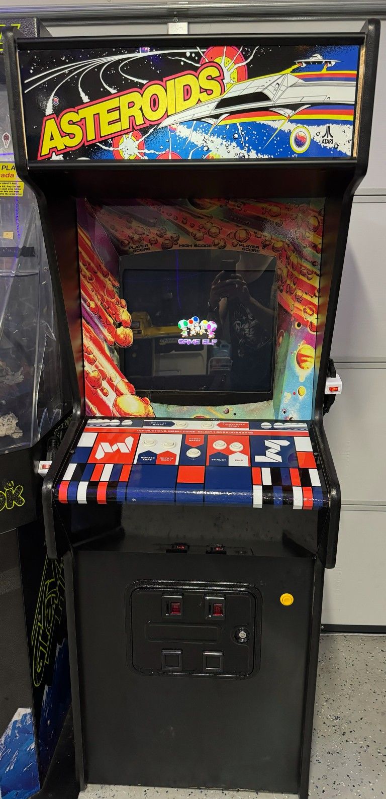 Asteroids Arcade Game