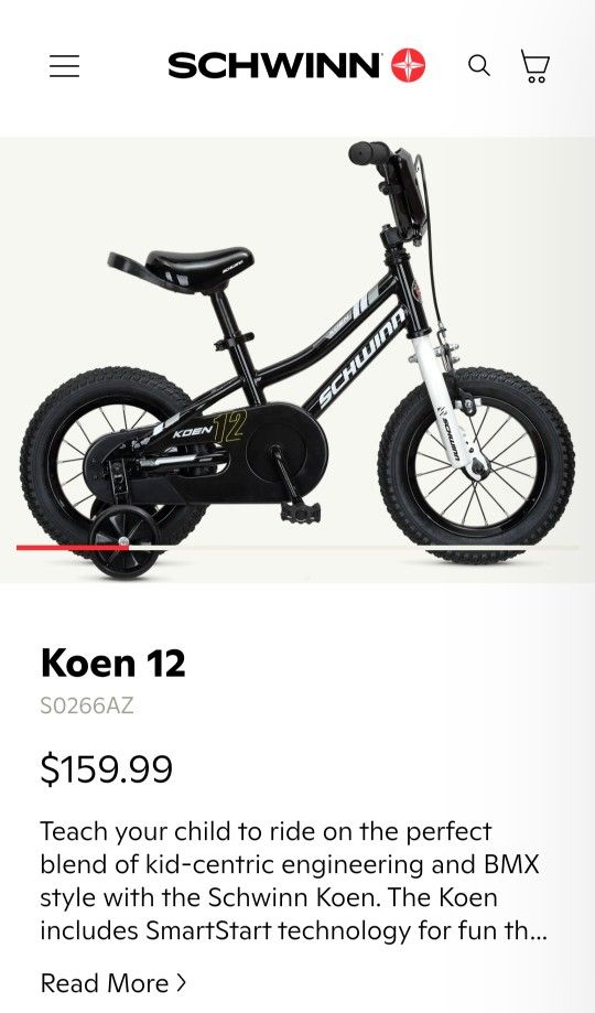 12 SCHWINN Kids Bike