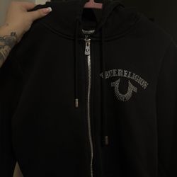 Cropped True Religion Zip Up