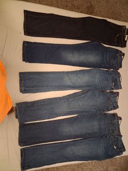 Cremieux premium denim straight leg jeans in a classic blue wash