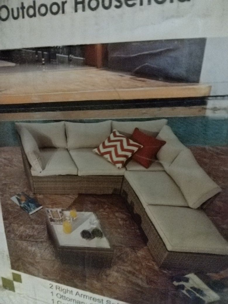 Outdoor Furniture Sectional Couch 