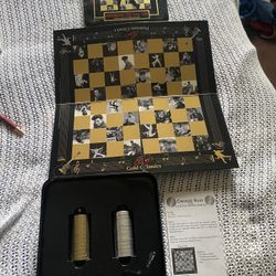 1012. Never Used USA Games Elvis Tic Tac Toe / Checkers 