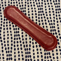 Red Leather Book Weight