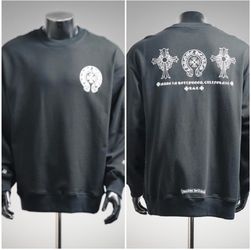 Chrome Hearts Black Crewneck Sweatshirt
