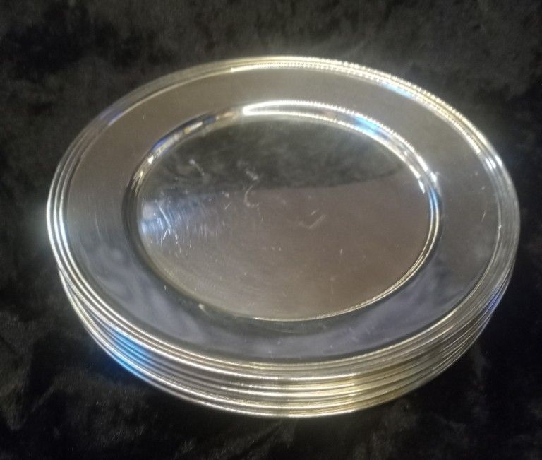 F.B. Rogers Silver 6" Plates