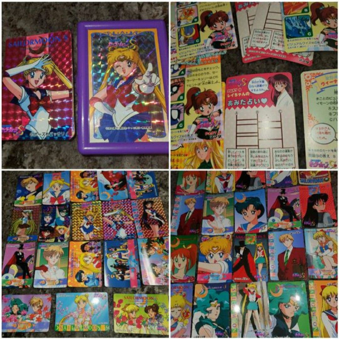 Sailor moon card collection and barbie box all for $55