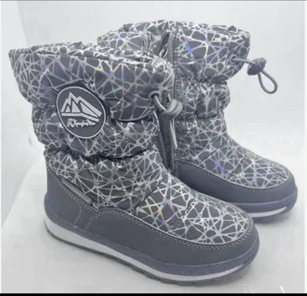 KOMFORME KIDS SNOW BOOTS GREY SIZE 1