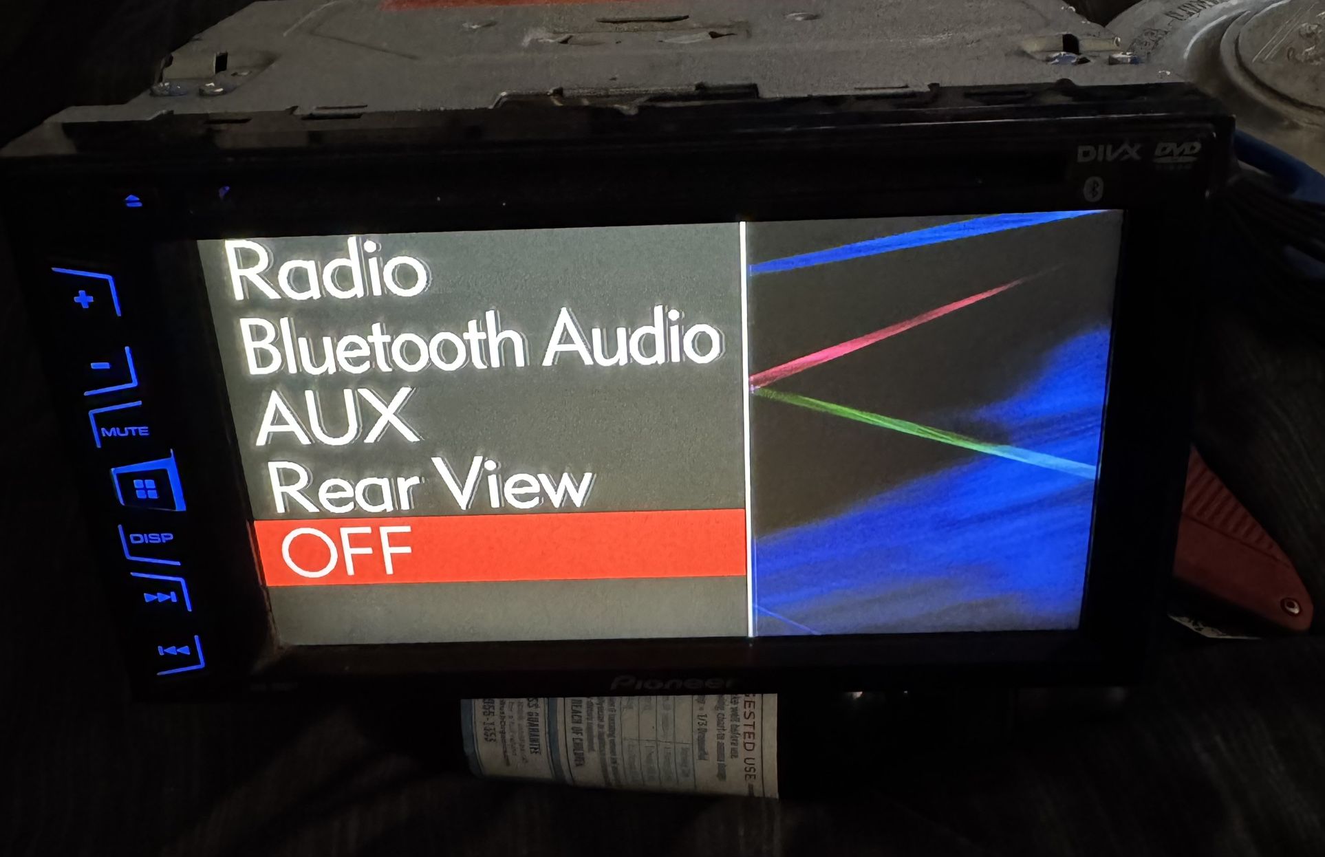 Pioneer AVH-280BT 6.2 inch DVD Receiver with Bluetooth!!! $150 obo 