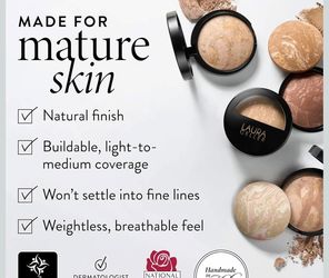 LAURA GELLER NEW YORK Award-Winning Baked Balance-n-Brighten Color Correcting Powder Foundation – Handmade in Italy – Buildable Coverage, Matte Finish