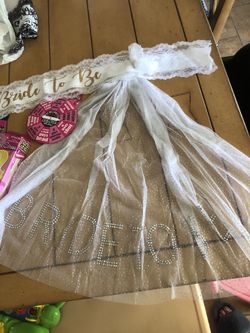 Bride to be Party Accessories