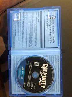 Call of duty Blacks ops 3. no scratches perfect condition