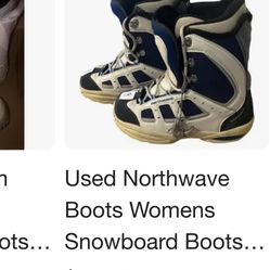 Northwave snowboarding boots size 6–6.5 men(used)
