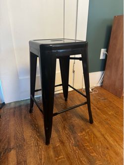 Industrial style kitchen stools x 2