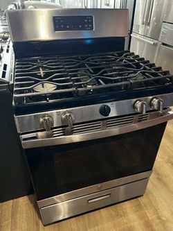 GE gas stove range. 6 burners. $$500