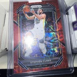 Stephen Curry Red Scopes Prizm /88