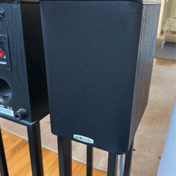 Polk Speakers with solid Stands