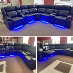 ELECTRIC PUSH BUTTON RECLINER WITH LED LIGHTS !! DELIVERY AND ASSEMBLY INCLUDED!! $1695!