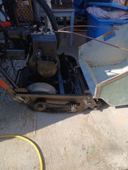 Gas-Powered Reel Lawn Mower