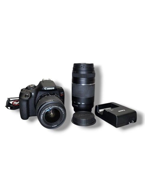 Canon T7 DSLR Cmera 2 Lens Kit