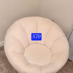 Sherpa Swivel Chair For Teens