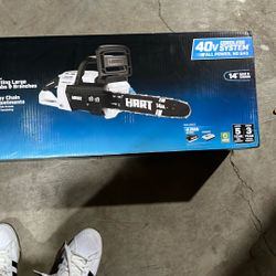 Hart 40v Brushless 14” Bar &Chain -Chainsaw kit 