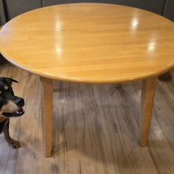 Round Table, No Chairs