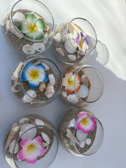 Summer Luau Party Centerpieces