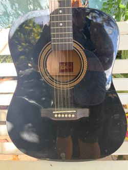 Rogue Black Acoustic Guitar