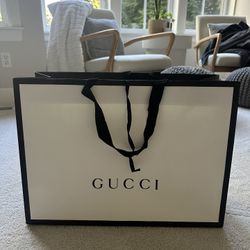 Authentic Gucci Shopping Bag