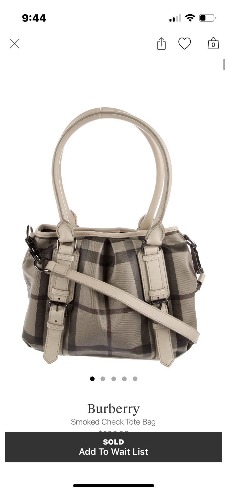 Burberry purse authentic