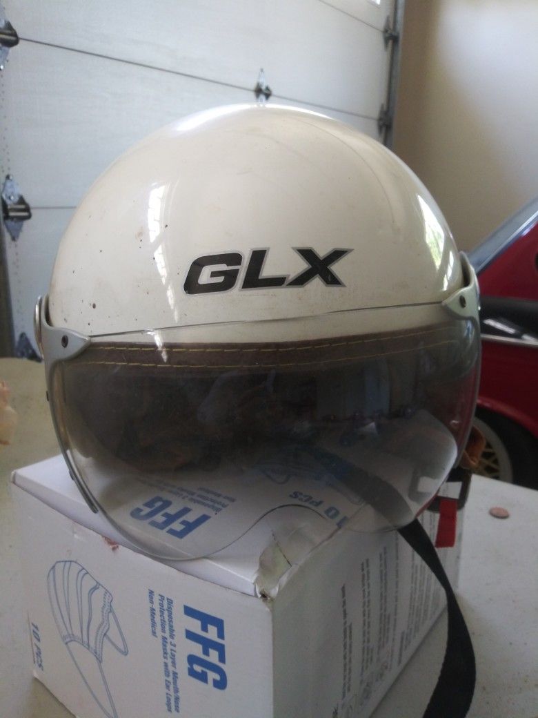 GLX Pilot Style Open Face Helmet for Sale in Rosemead, CA - OfferUp