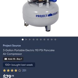 Project Source Air Compressor 