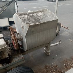 Cement Mixer On Wheels